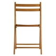 thumbnail image 3 of Winsome Robin 4-PC Folding Chair Set, Teak Finish, 3 of 9