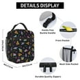 thumbnail image 5 of Buttefly Flying Insulated Lunch Bag For Women Men, Portable Leakproof Tote Cooler Meal Bag, Reusable Lunch Box For Work/Office/Picnic/Travel, 5 of 7