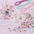 thumbnail image 3 of Make It Real: Celestial Stones DIY Bracelets Kit - Create 8 Fashionable Bracelets, 4 Awesome Celestial Themed Charms, 270 Pieces, Includes Play Tray, All-In-One, Tweens & Girls, Ages 8+, 3 of 7
