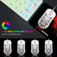thumbnail image 3 of MesaSe Mini Souris de Jeu Filaire Ultralégère 4 Types Rétroéclairée RVB 4 Niveaux Réglables Légère à Coque en Nid d'Abeille pour Joueurs PC Xbox Blanc, 3 of 4