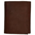 thumbnail image 6 of Cowhide Leather Extra Capacity Trifold Wallet with Detachable ID Flap 1455 CF, 6 of 10