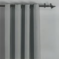 thumbnail image 7 of Home Soft Things Solid Blackout Curtains/Drapes Thermal Insulated Grommet Darkening Curtains, 2 Curtains and 2 Tiebacks Set - Grey - 54 x 96 inches, 7 of 7