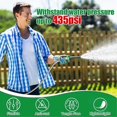 thumbnail image 3 of Short Garden Hose, Metal Leakproof Leader Hose, 304 Stainless Steel Flexible Hose for Outdoor Garden Watering 3Ft, 3 of 5