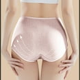 thumbnail image 4 of Womens Underwear Plus Size Hi Cut High Waisted Briefs Comfortable Breathable Full Coverage Postpartum Panties Deal for Today Womens Brief Underwear Boy Short Panties Lace Bikini Underwear for Women, 4 of 8
