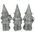 thumbnail image 5 of Northlight Gardening Gnomes Outdoor Garden Statues - 14" - Set of 3, 5 of 5
