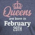 thumbnail image 3 of CafePress - Queens Are Born In February 29Th T Shirt - Mens Tri-blend T-Shirt, 3 of 4