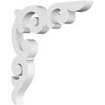 thumbnail image 1 of Ekena Millwork BKTP01X06X06KD Kendall Bracket - 0.62 x 6 x 6 in., 1 of 1