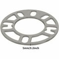 thumbnail image 2 of Entretoises de Roue en Alliage d'Aluminium 5 mm Adaptateur Universel pour Monture de Roue à 4 Ou 5 Goujons, 2 of 4