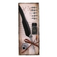 thumbnail image 3 of Feather Pen, Optional Colors Fountain Pen, Classical For Families Friends Teachers, 3 of 8