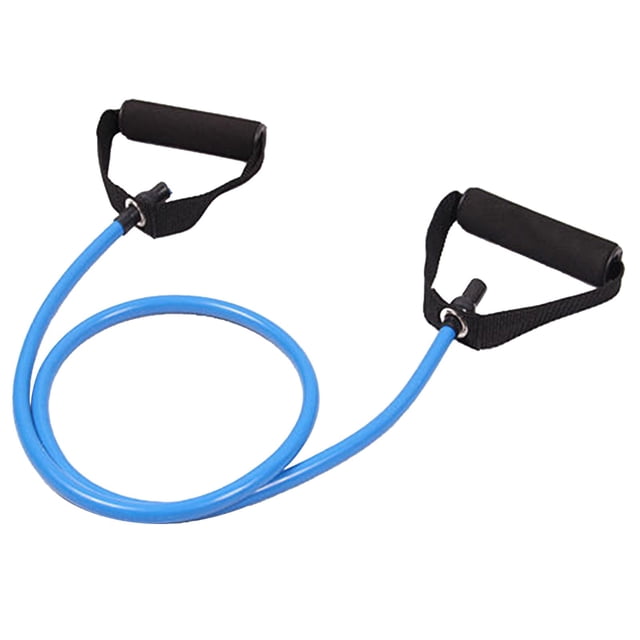 D Resistance Bands Fitness Pull Rope Elastic Exercise Bands For Back Arms Shoulder Neck Stretching Home Gym Workout Yoga Pilates Training 4.52X3.14 Inches 0.18Lb