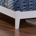 thumbnail image 4 of AFI Nantucket Full Low Profile Wood Platform Bed Frame with Cottage Headboard, White, 4 of 7