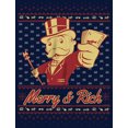 thumbnail image 2 of Boy's Monopoly Merry and Rich  Graphic Tee Navy Blue Large, 2 of 4