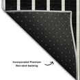 thumbnail image 5 of Addison Rugs Mayfield Premium Machine Washable Transitional Stripes Black Rectangle Rug, 9' x 12', 5 of 6