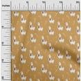 thumbnail image 1 of oneOone Georgette Viscose Dark Beige Fabric Sheep & Candy Stick Cartoon Diy Clothing Quilting Fabric Print Fabric By Yard 42 Inch Wide, 1 of 4
