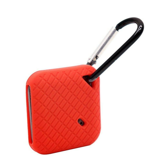 Shockproof Dustproof Tracker Silicone Cover Positioner Flexible Locator Protector Positioner Shell Accessories Replacement for Tile Pro Red