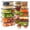 Black 22 Pack, variant on Plastic Food Storage Containers 26 Pack Airtight Leakproof Meal Prep Kitchen Organization