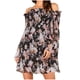 thumbnail image 1 of Vestido de manga larga con hombros descubiertos y estampado cómodo de ocio a la moda para mujer Pompotops hdfakjf8871, 1 of 8