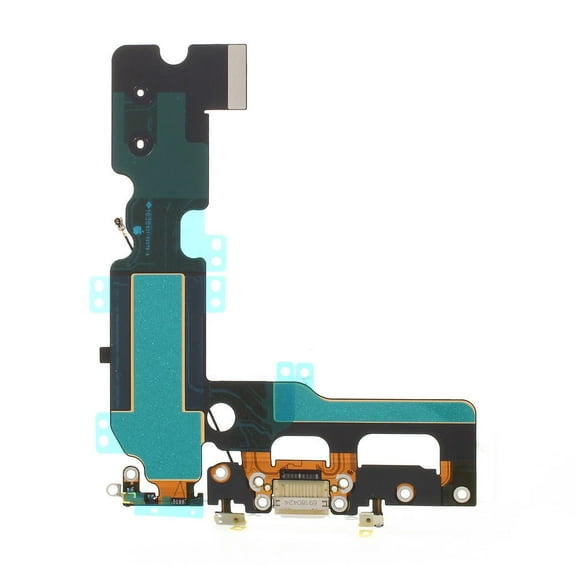 iPhone 7 Plus 5.5 Replacement Charging Charge Port Flex Cable Part - White (Aftermarket Quality)