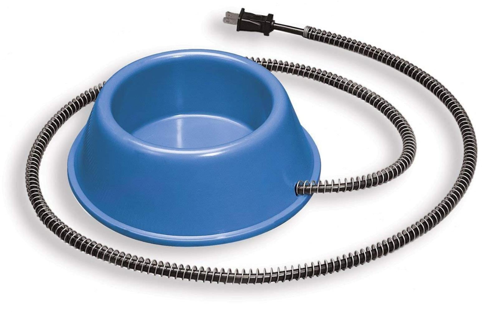 Allied Plastic Heated Pet Bowl, 1Quart, Heated Bowl keeps drinking
