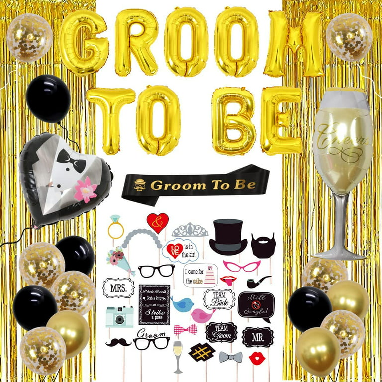 Grooms Crew, Personalized Bachelor Party Decorations, Beach