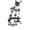 Black, variant on Women Wristlet Phone Lanyard String Trendsetting Beaded Phone Charm for Trendy Youth Fashion Enthusiasts Everyday Wear