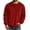 Red, variant on Kezqiaxn Sweatshirts for Men Fall Long Sleeve Pullover Athletic Tops Pockets Crewneck Sweatshirt Plus Size Fashion