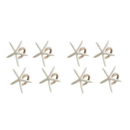 

Rings Set of 8 Sea Star Ring for Starfish Serviette for Wedding Birthday Banquet Christmas