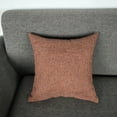 thumbnail image 6 of Linen Pillowcase Ergonomic Pillow Lightweight Travel Pillow Luxury Decorative Pillow Living Room Decor Pillow Cute Shaped Pillow Couch Pillows Coffee 15.75x15.75 Inch (1Pcs), 6 of 6