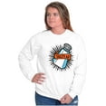 thumbnail image 4 of Funny Salty AF Sarcastic Joke Unisex Plus Fleece Graphic Sweatshirt Brisco Brands 5X, 4 of 5
