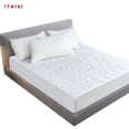 thumbnail image 3 of Cateissary Protector de colchón impermeable, almohadilla de cama de algodón transpirable, funda protectora, completo 54x76 + 18 pulgadas Juegos de cama 39x75+18 pulgadas, 3 of 6