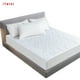 thumbnail image 2 of Naiovety Protector de colchón impermeable, almohadilla de cama de algodón transpirable, funda protectora, completo 54x76 + 18 pulgadas Juegos de cama 39x75+18 pulgadas, 2 of 6