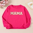 thumbnail image 3 of Mommy and Me Matching Outfits  Long Sleeve Letter Print Sweatshirts, 3 of 9