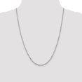 thumbnail image 4 of Auriga Fine Jewelry 14K White Gold 3mm Open Link Cable Chain Necklace 24inch for Women, 4 of 6