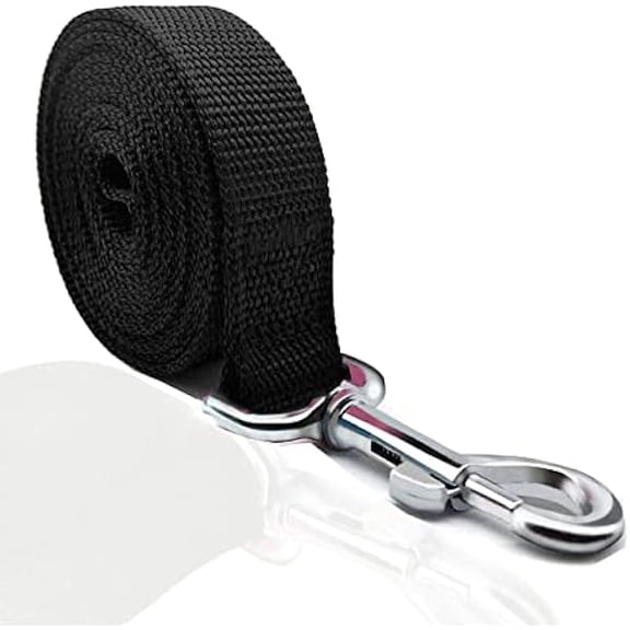 Eryueer 6 FT Strong Dog Leash, Nylon Dog Leashes for Small Medium Large Dogs Black