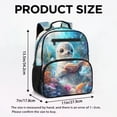 thumbnail image 7 of KUIFORTI Seal Print Toddler Backpack Kids School Bag with Front Pocket Adjustable Straps Breathable for Preschool Kindergarten Back to School Gifts for Students, 7 of 7