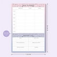 thumbnail image 2 of Meal Planner Notepad and Grocery List | 7x10 inch Pad for Organized Weekly & Daily Planning | Tear-Off Grocery Magnetic Notepad Checklist for Convenient Shopping, 2 of 7