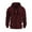 Wine, variant on Zip Up Hoodie Men Fall Winter Long Sleeve Casual Full Zipper Hooded Sweatshirt with Pockets Jacket Cardigan Outerwear