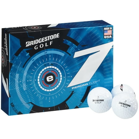 Bridgestone Golf e7 Golf Balls, Used, Mint Quality, 12 Pack
