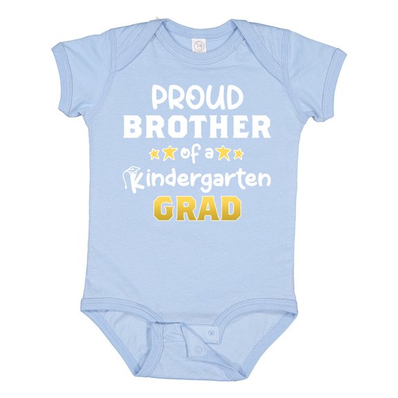 Inktastic Proud Brother of a Kindergarten Grad Boys Baby Bodysuit