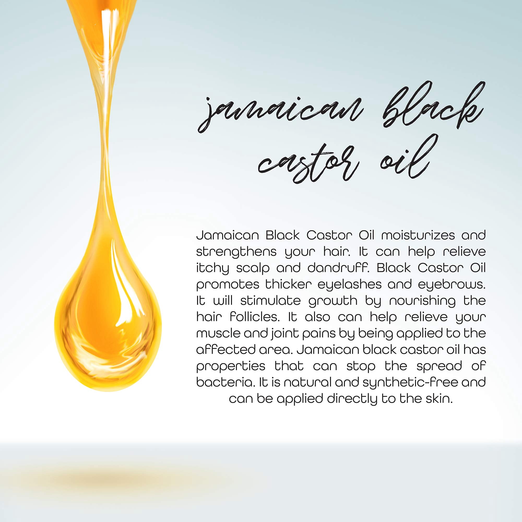 Jamaican Black Castor Oil Hair Growth Hair Oil Edge Control Hair Growth Products Beard Growth Oil Natural Hair Products Cold Pressed Caster Oil Organic Pure Jamaican Black Castor Oil Organic 1 Gallon
