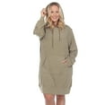 thumbnail image 2 of White Mark Women's Hoodie Sweatshirt Dress, 2 of 6