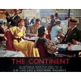 thumbnail image 2 of Unknown 18x15 White Modern Wood Framed Museum Art Print Titled - The Continent, 2 of 4