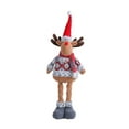 thumbnail image 2 of Dserfhy Christmas Gnome Plush Doll Retractable Legs Santa Claus Snowman Elk Ornament Adjustable Standing Figurine Decoration, 2 of 8