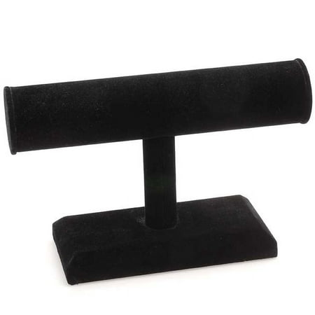 Bracelet T-Bar Jewelry Display Black Velvet