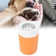 thumbnail image 6 of BIMZUC Dog Paw Cleaner Portable Washer Cup Lightweight Pet Paw Cleaning Tool for Home Soft Silicone Bristles Grooming Scrubber 10 inches / 25.4 cm Orange, 6 of 9