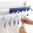 thumbnail image 5 of Birdeem Solid Color Portable Fabric Clothes Hanger for Business Trips Foldable Clothes Drying Clip for Wardrobe Socks Hats Storage Clothes Clip, 5 of 5