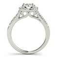 thumbnail image 2 of Square Shape Diamond Engmt Ring in 14k White Gold 1 1/2 cttw SZ 5.5, 2 of 3