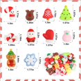 thumbnail image 4 of Suloli 36 piezas de juguetes blandos Mochi navideños, juguetes navideños para apretar, paquetes de ansiedad para aliviar el estrés para niños, regalos de fiesta de Navidad, rellenos de calcetines, reg, 4 of 5