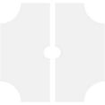 thumbnail image 4 of Ekena Millwork Haus Architectural Grade PVC Ceiling Medallion (Set of 2), 4 of 11