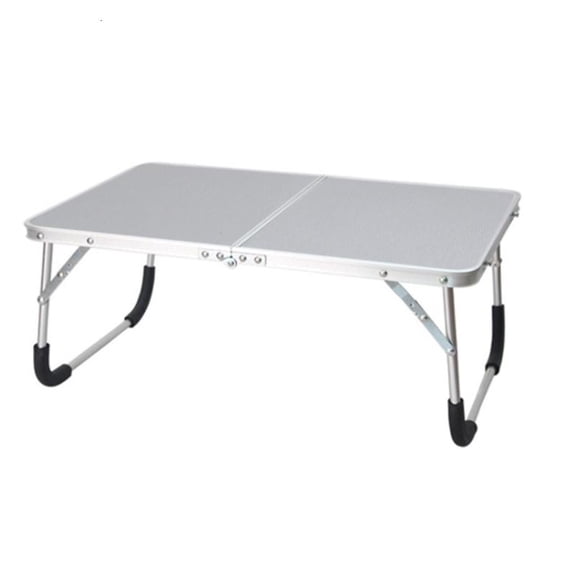 ANXPTIME Outdoor Folding Table Aluminum Camping Picnic Desk Small Laptop Tray with Handle